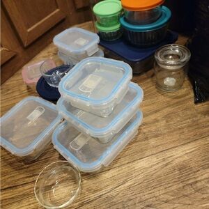 Airtight Food Storage Container Set - Blue